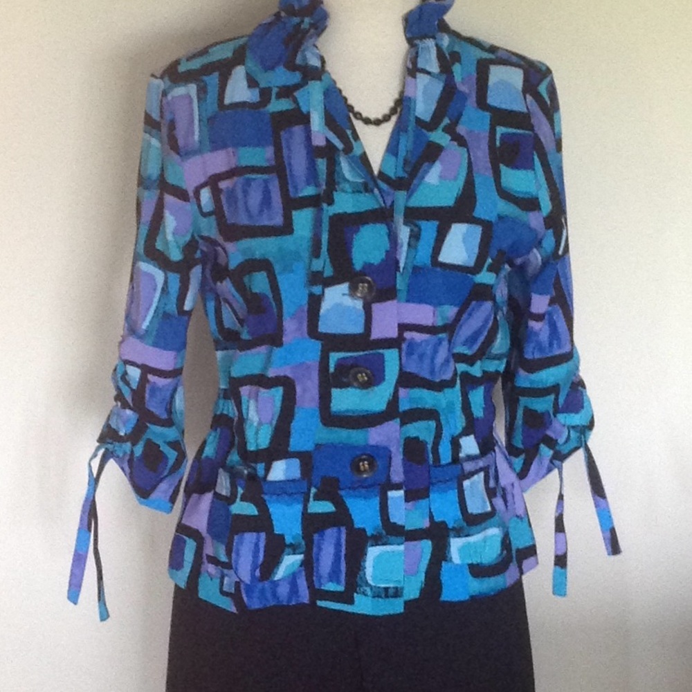 Erin London cinched waist jacket 🎨